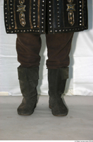  Photos Medieval Brown Vest on white shirt 2 Historical Clothing brown vest leather vest leg lower body medieval vest 0006.jpg